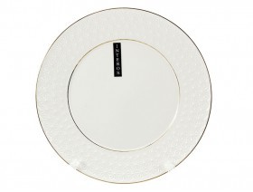 Тарілка фарф. біла мілка кругл. 9 " 