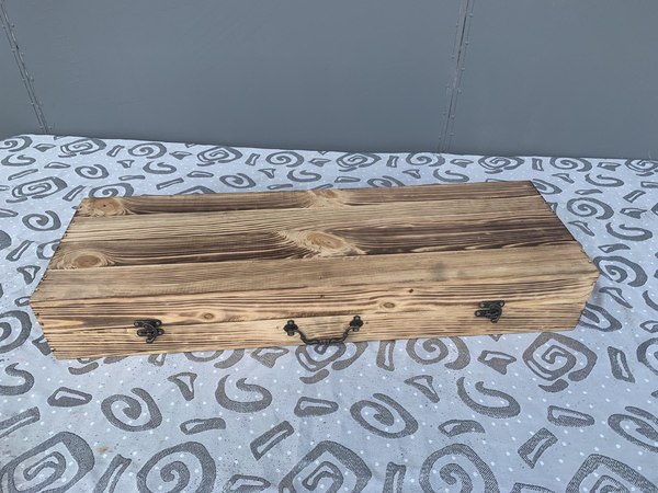 Подуранковий набір шампурів у дерев'яній коробці